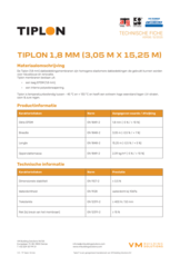 Tiplon 1,8 mm membraan - TF